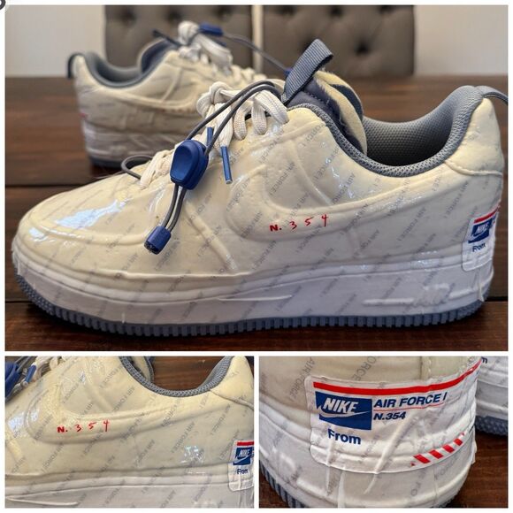 Nike Other - Nike Air Force 1 Low Experimental USPS Postal Ghost Shoes